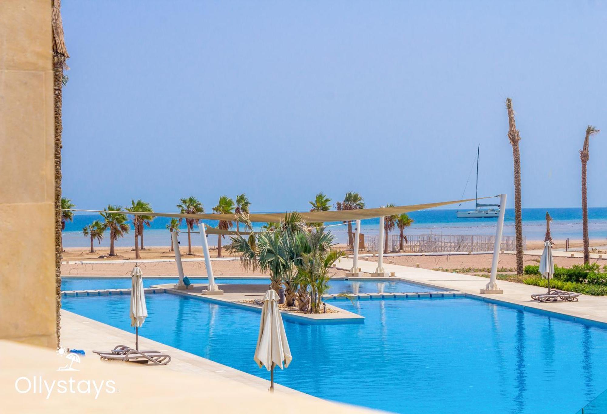 Ollystays Mangroovy Seaview 1Br Beach And Pool Free Access Хургада Екстер'єр фото