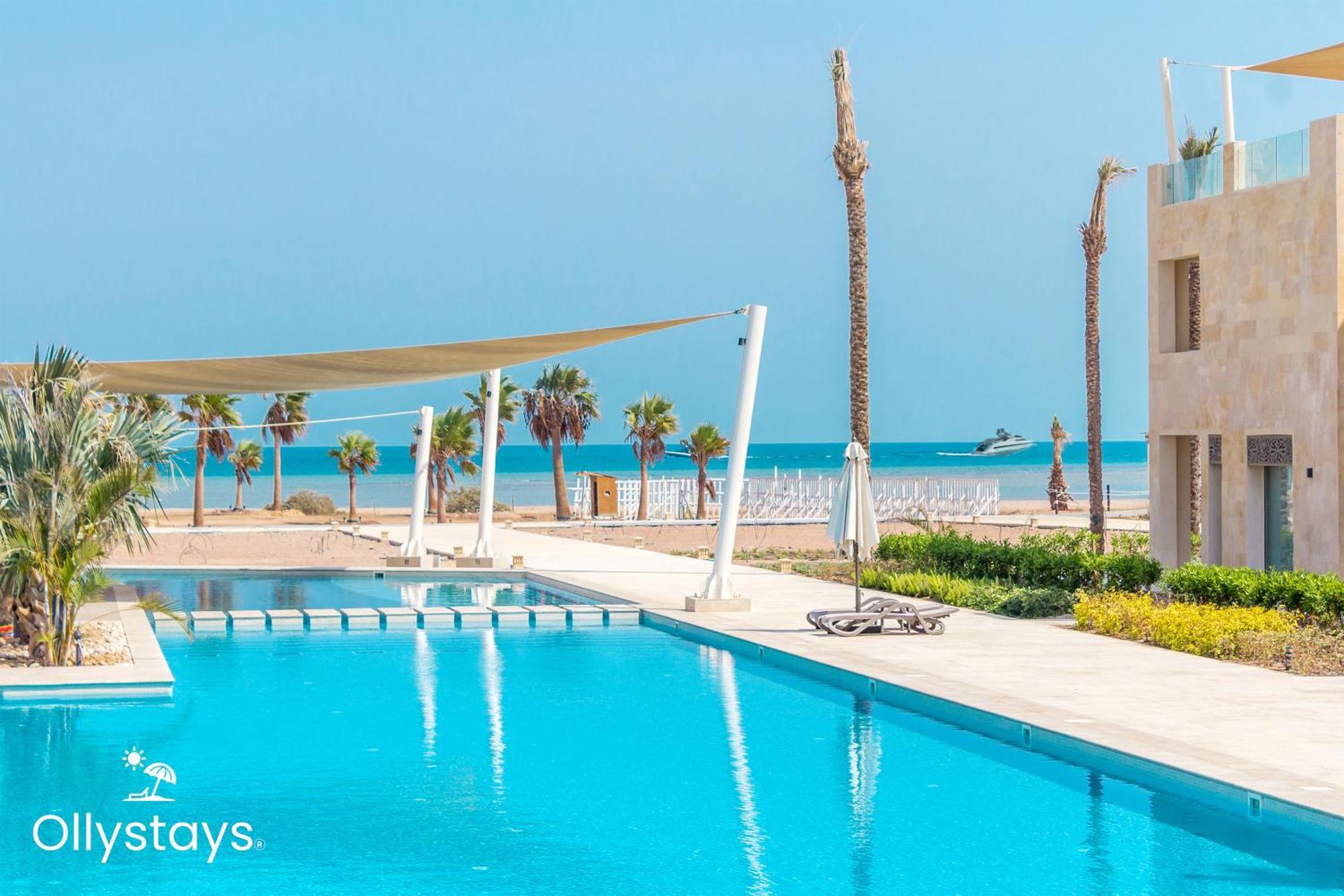 Ollystays Mangroovy Seaview 1Br Beach And Pool Free Access Хургада Екстер'єр фото