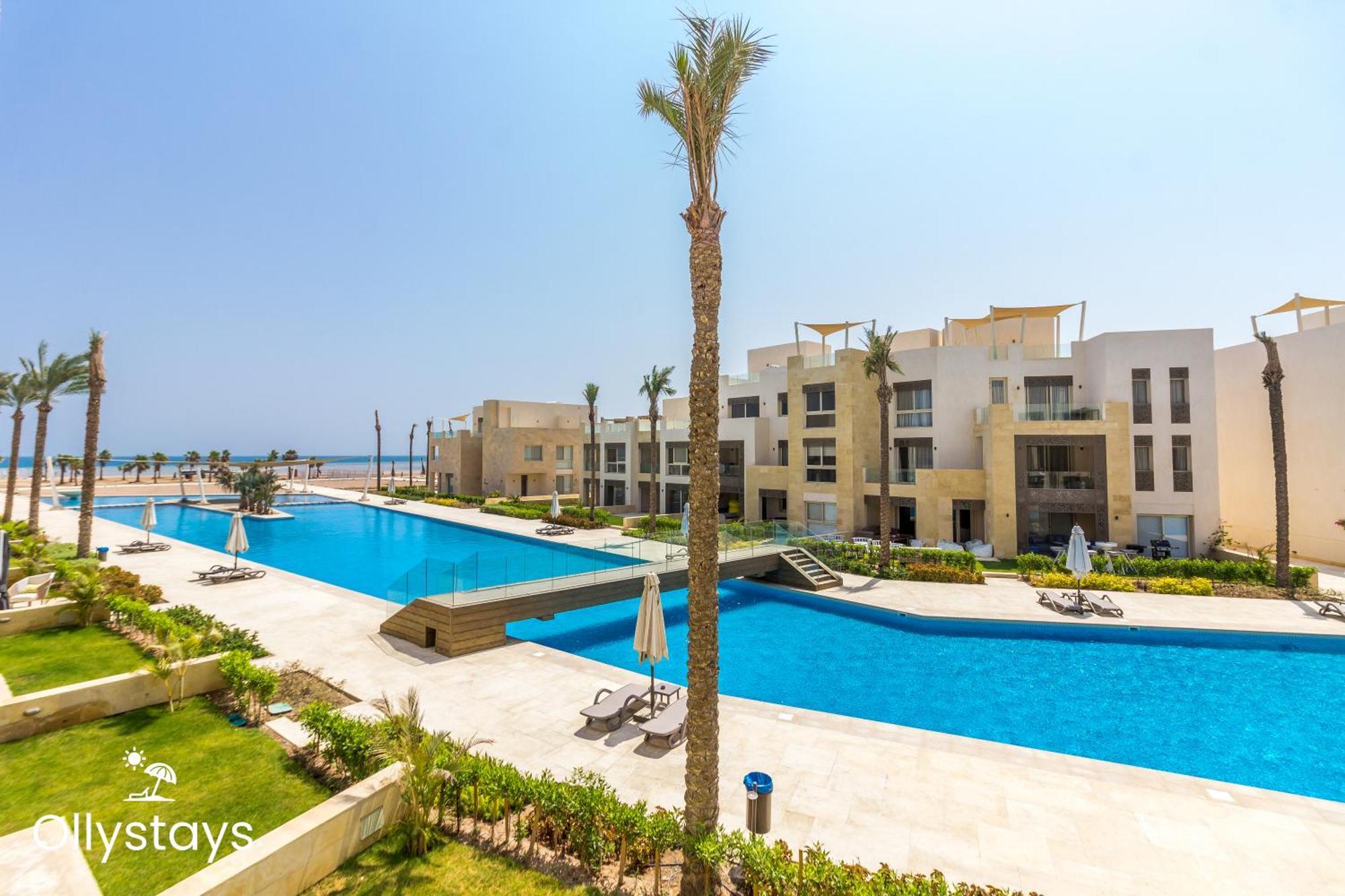 Ollystays Mangroovy Seaview 1Br Beach And Pool Free Access Хургада Екстер'єр фото
