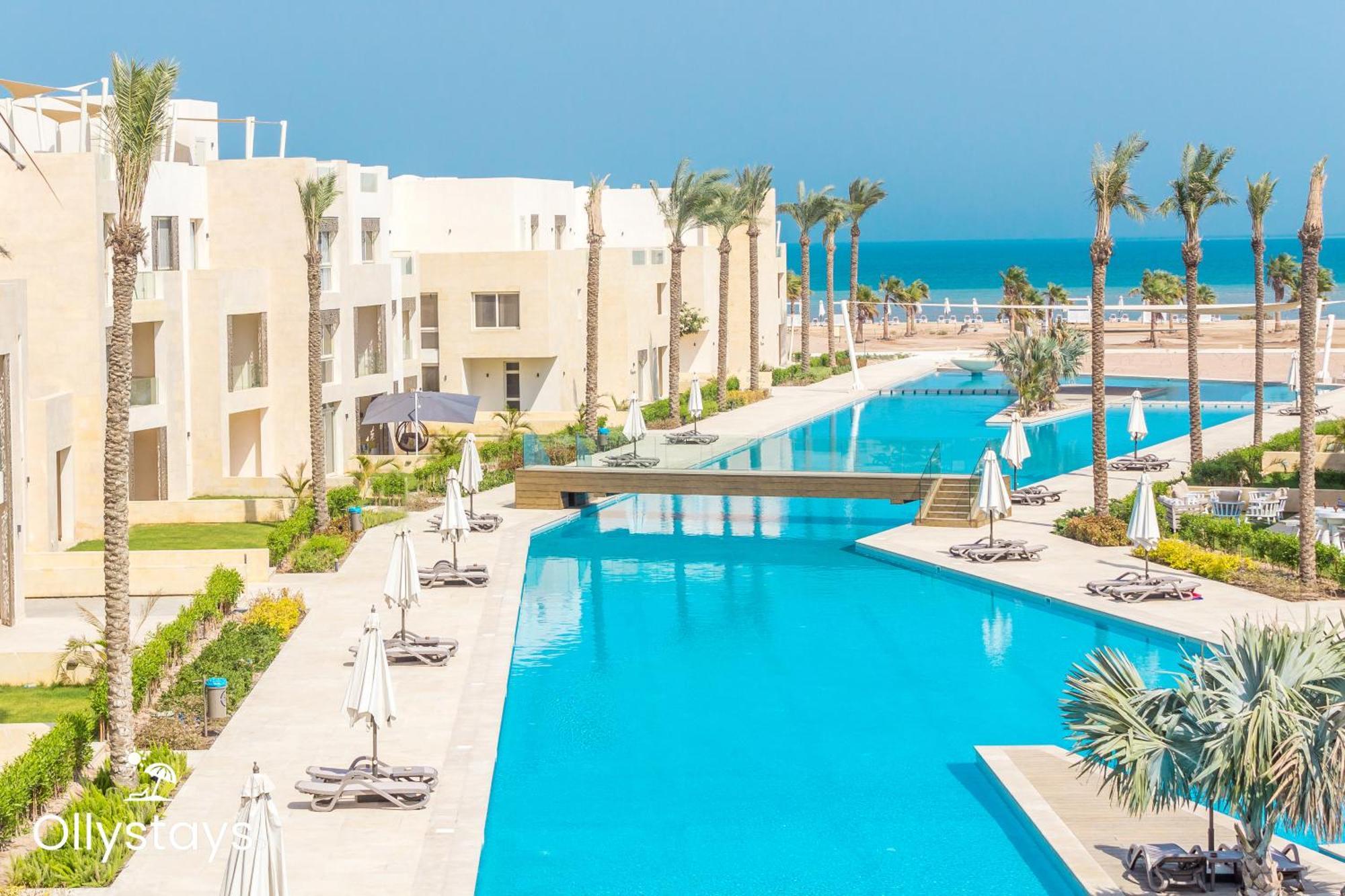 Ollystays Mangroovy Seaview 1Br Beach And Pool Free Access Хургада Екстер'єр фото